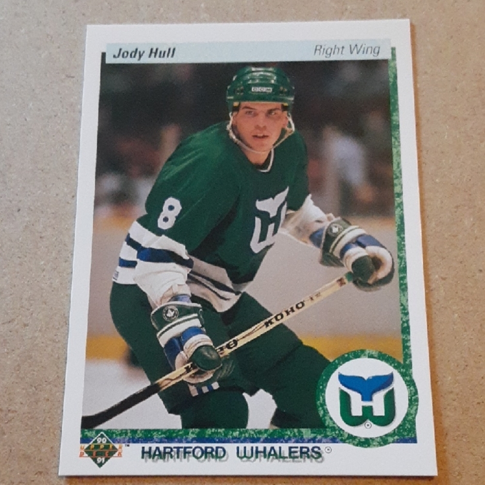 Hull Hartford Whalers Hockey Rookie Card